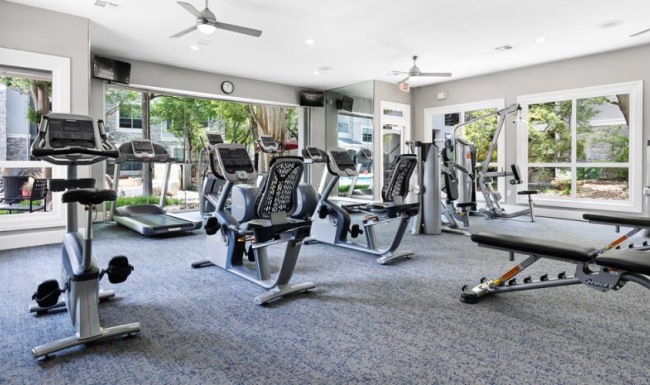 The essence of exceptional living a gym with treadmills